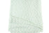 Pale Mint and Off White Narrow Stripe Open Weave Sweater Knit Fabric 1.5 yards OSK01085A